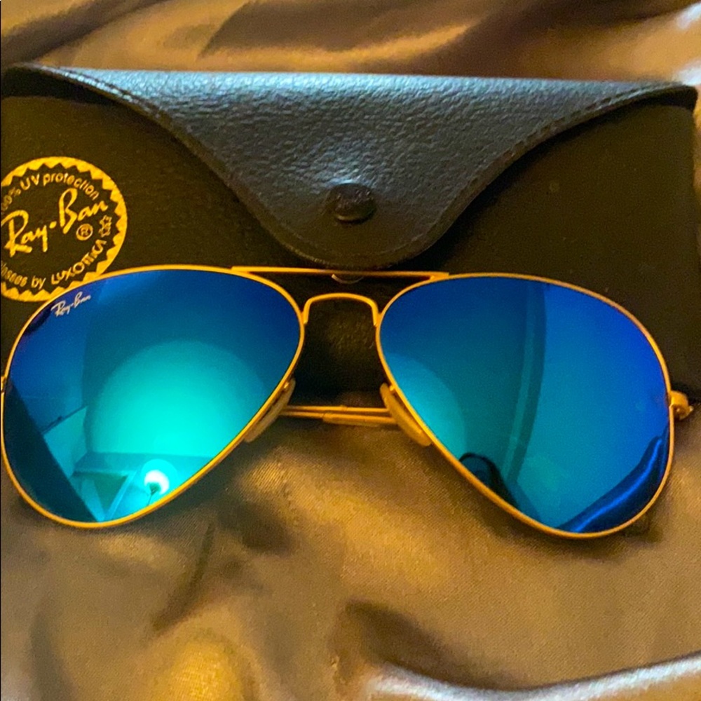 Ray Ban Blue tint sunglasses